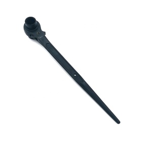 Cliquet à double douille de qualité professionnelle 19/24mm, <span class=keywords><strong>clé</strong></span> à cliquet Spud, <span class=keywords><strong>clé</strong></span> d'échafaudage forgée Podger - Product Image 4