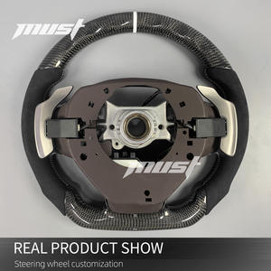 Volante de Fibra de Carbono Real Personalizado con Calefacción para <span class=keywords><strong>Lexus</strong></span> LS ES <span class=keywords><strong>UX</strong></span> 500h 200 250h 260h 300h 350h F Sport 2017-2025 - Product Image 5