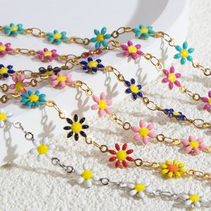 New Luxury Stainless Steel INS Bracelet Trendy Flower Shape High-End Finish Durable Jewelry <b>Charm</b> - Product Image 1