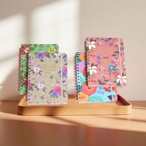 Carnet à spirales A5 personnalisé <span class=keywords><strong>2022</strong></span>, 120 g/m², écologique, à feuilles mobiles, promotionnel, pour l'école, en tissu PP imprimé - Product Image 6