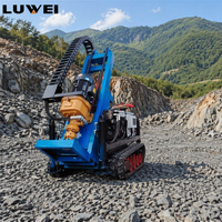 Moteur de machine de forage de puits de type chenillé haute efficacité pour travaux miniers et de construction en carrière, électrique DTH
