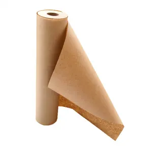 Rollo de papel Kraft marrón para proteger las superficies, pintura de mascarilla Natural