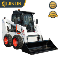 Minipala Gommata Elettrica JINLIN da 60 CV, 6 Tonnellate, Sistema Completamente Idraulico, Benna da 1500L, 1 Anno di Garanzia