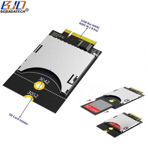NGFF <span class=keywords><strong>M</strong></span>.2 ключ-B интерфейс к SD-карточному конвертерному адаптеру (поддержка USB-шины, а не SATA-шины) - Product Image 1