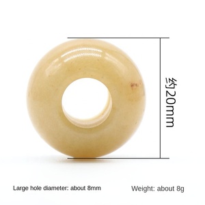 Perline con foro grande in <span class=keywords><strong>cristallo</strong></span> naturale Semi-preziosa <span class=keywords><strong>agata</strong></span> 20mm apertura 8mm accessori per pietre preziose perline sciolte - Product Image 5
