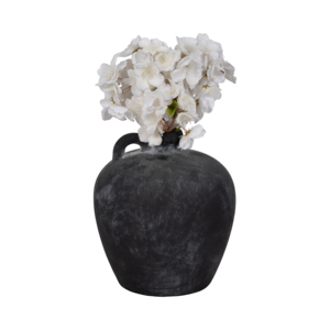 Vaso in ceramica con manico, vaso decorativo per fiori, per soggiorno, camera da letto, decorazioni per la casa - Product Image 2