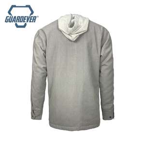 เสื้อแจ็กเก็ตทำงานมีฮู้ดหุ้มฉนวนผ้าใบของผู้ชาย - Product Image 6