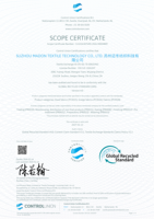 Tissu Oxford en suède imperméable et respirant 300D élastique à treillis caché (recyclé) 300D*300D 100% polyester 190GSM pour tente