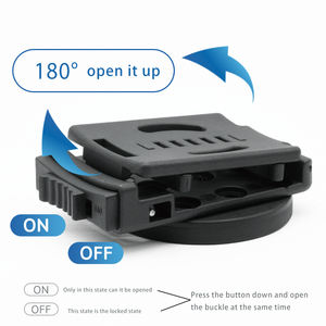 2025 plastique K gaine couteau gaine pinces de verrouillage support de taille magnétique pince de ceinture magnétique - Product Image 5