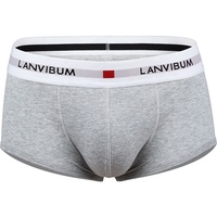 Sous-vêtements solides, respirants et confortables, taille super élastique, caleçons pour hommes