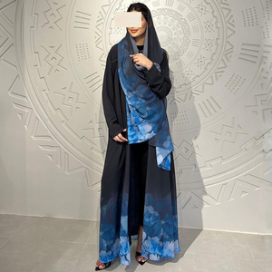 sachin and babi light blue dress Green Hijab Evening Dress main image 1