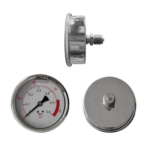 เกจวัดความดันก๊าซชีวภาพเครื่องทำเอสเพรสโซ่ทำความเย็น80มม. ทำจากสเตนเลสสตีล - Product Image 1