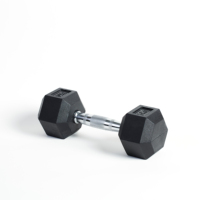 Haltères hexagonaux en fonte recouverts de néoprène, 6 kg, pour exercices des bras, équipement de fitness, directement de l'usine du fabricant