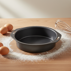 Moule à gâteau rond de haute qualité, 8 pouces, antiadhésif, en acier au carbone, plaque de cuisson pour <span class=keywords><strong>four</strong></span>, pour pain et pizza - Product Image 3