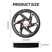 Ensemble d'axe central et poulie pour Surron Light Bee X S, pièces de rechange pour moto électrique tout-terrain Segway X160 X260