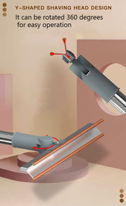 Pet kedi köpek saç kazıyıcı kanepe halı giyim yapışkan temizleme fırçası temizlik malzemeleri uzun saplı kısa sap - Product Image 5