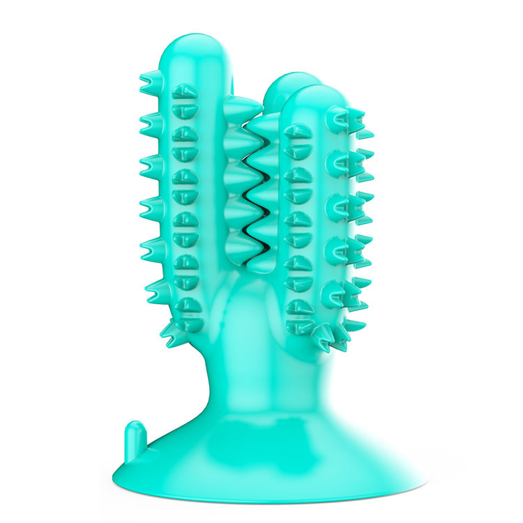 Cactus dog toothbrush