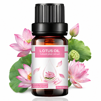 Huile Essentielle de Lotus 100% Pure et Naturelle Pressée à Froid 10ml Marque Blanche pour Méditation, Yoga, Diffuseur, Parfum et SPA