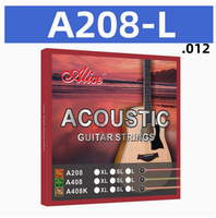 Alice Steel Coated Light Guitar String A208 Folk Guitar Set