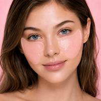 Patchs en gel hydratants, anti-rides, liftants et raffermissants en forme de cœur, pour le contour des yeux et du cou, disponibles en marque privée OEM/ODM