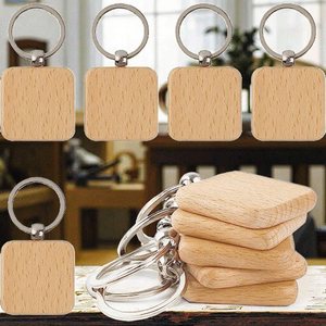 Прямая поставка с завода, брелки из бука, креативные небольшие подарочные принадлежности для рукоделия, лазерная гравировка и печать - Product Image 4