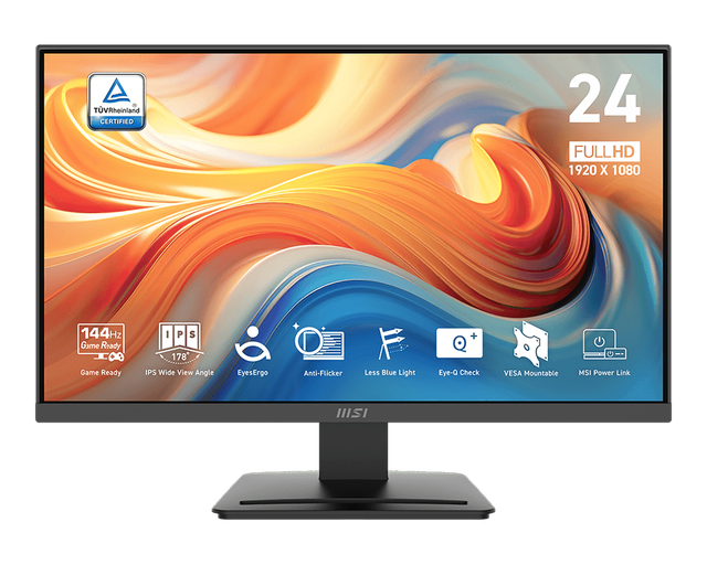 New Stock  PRO MP243L E14 23.8" FHD 144Hz IPS Gaming Monitor FreeSync Eye Care Desktop Computer Display