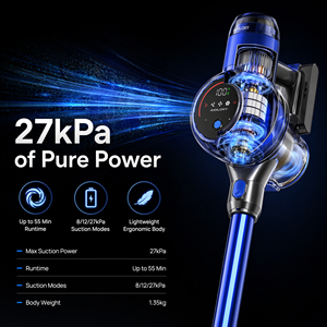 PVC2401 Cordless <b>Stick</b> Vacuum Cleaner 151-180AW OLED Display HEPA Filter Lightweight for Household Cleaning - Product Image 4