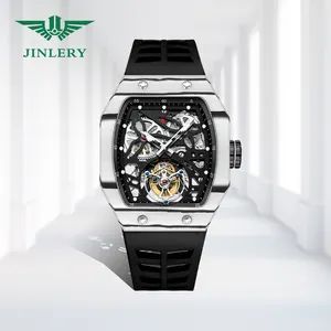 Jinery Tourbillon Đồng Hồ Tourbillon Cơ Khí Thiết Kế Huỳnh Quang Cầm Tay Phiên Bản Dạ Quang