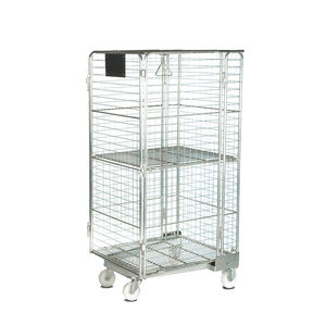 Chariot à main industriel pliable de sécurité personnalisé Roll Container Cages Chariots - Product Image 1