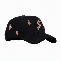 Casquettes de sport streetwear B SKULL Barbas originales de haute qualité, en coton structuré à 5 panneaux, doublées de soie, avec patch métallique et chaîne dorée