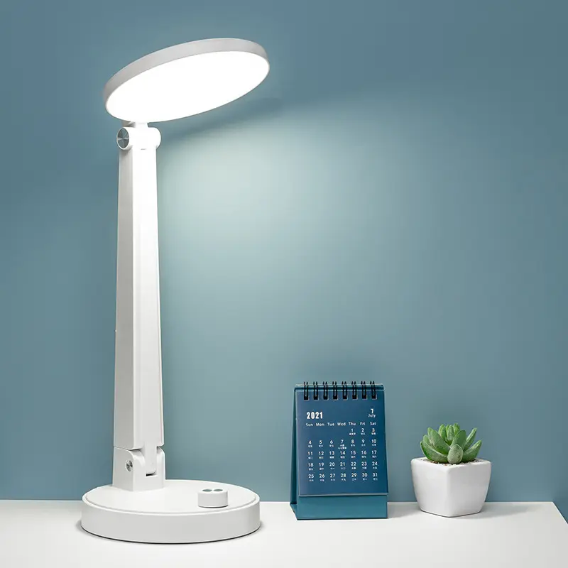 Hot Selling Large Area Soft Light LED StudyTable Lamp Eye Protection Folding Rotary Switch Reading Desk Lamp