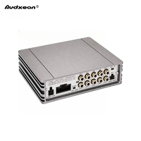 Amplificateur de voiture 4 canaux classe D avec DSP 8 canaux, puce AKM japonaise, RMS 4x55W+2x15W, égaliseur 31 bandes, système audio haute puissance