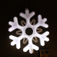 Precio de fábrica IP65 interior/exterior LED copo de nieve luz 2D motivo iluminación decorativa vacaciones Navidad paisaje alta decoración