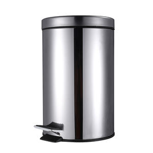 Seau de rangement écologique en acier inoxydable de 30 L à pédale, à ouverture lente et silencieuse, pour une utilisation en intérieur - Product Image 2