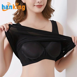 Ehanking Womens Solid Built in <strong>Bra</strong> Vest Soft Comfy <strong>Stretch</strong> Padded Tank Tops Ladies Comfortable Wireless <strong>Bra</strong> With Detachable Pads - Product Image 1