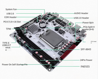 Motherboard X99M-G D3 ARGB Intel Xeon E5 I7 DDR3 64GB Maks USB 3.0 SATA 3.0 M.2 Kanal Ganda Server Gaming Baru