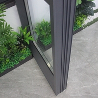 Ventana Abatible de Aleación de Aluminio de Primera Calidad, Doble Acristalamiento, Aislamiento Térmico, Insonorizada, Eficiente Energéticamente, con Certificación Energy Star