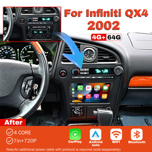 <span class=keywords><strong>Lecteur</strong></span> multimédia de voiture 7 pouces avec WiFi, <span class=keywords><strong>Bluetooth</strong></span>, GPS, navigation, <span class=keywords><strong>lecteur</strong></span> <span class=keywords><strong>DVD</strong></span> Android pour Infiniti QX4 2002 avec Carplay/Android Auto, autoradio stéréo - Product Image 1