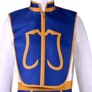 Costume de cosplay Hunter X Hunter Kurapika, tenue bleue et dorée à manches longues, costume de jeu de rôle d'anime, taille adulte - Product Image 5