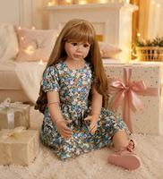 Poupée fille de 100 cm, 7-14 ans, vêtements pour enfants, modèle réaliste grandeur nature, poupée articulée BJD, design créatif, plastique