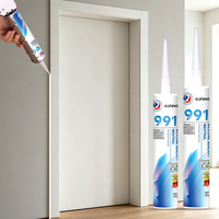 Scellant silicone neutre anti-moisissure 991, colle imperméable résistante aux UV pour la cuisine, les toilettes, les armoires, les portes en aluminium, les fenêtres