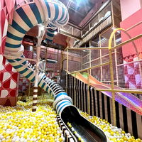 Équipement de parc de jeux intérieur pour enfants, aire de jeux souple commerciale personnalisée pour centre commercial et parc d'attractions