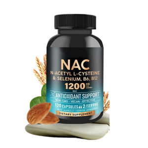 Fabricante de Suplementos NAC de Marca Privada, Apoya la Función Inmunológica, Protege las Células, Antioxidante para Hombres y Mujeres, 120 Cápsulas de NAC - Product Image 1