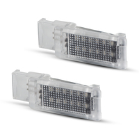 Lampes de pied à LED de couleur RVB pour VW Caddy CC EOS Golf Jetta Passat Polo Scirocco Seat Alhambra Skoda Superb, lot de 2