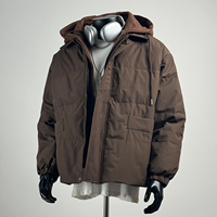 Nouvelle Collection Hiver 2026 – Doudoune à Capuche Décontractée et Tendance pour Homme – Veste Chaude Épaisse de Marque – Vente en Gros Usine