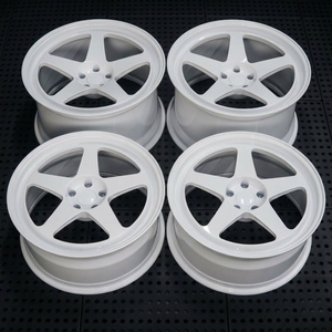 Cerchi in Lega Personalizzati Forgex 5x114.3 5x100 5x120 in Alluminio Bianco ET 40mm per Ferrari 296 Honda Civic Type <span class=keywords><strong>R</strong></span> - Product Image 1