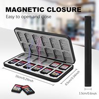 Étui de Rangement Personnalisé et Étanche pour 24 Cartes de Jeu, Boîtier Rigide pour Manette Nintendo Switch 2, Accessoires de Jeu
