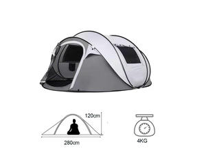<span class=keywords><strong>Tente</strong></span> de camping extérieure Oxford Pop-up, <span class=keywords><strong>tente</strong></span> <span class=keywords><strong>tunnel</strong></span> en forme de bateau avec design imperméable pour une installation rapide (5-8 <span class=keywords><strong>personnes</strong></span>) - Product Image 6