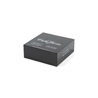 Boîte cadeau en papier recyclé pour vernis à ongles et huiles essentielles avec laminage brillant ou mat et estampage à chaud argenté