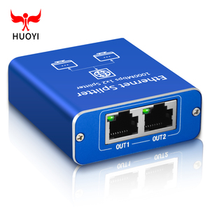 Gigabit ağ Splitter 1 2 Gigabit Ethernet adaptörü Ethernet splitter ağ genişletici Rj45 konnektör PC TV kutusu yönlendirici - Product Image 1